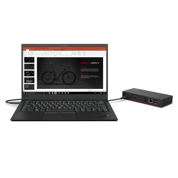 Lenovo ThinkPad Universal USB-C Dock Bedraad USB 3.2 Gen 1 (3.1 Gen 1) Type-C Zwart (40AY0090EU)