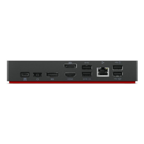 Lenovo ThinkPad Universal USB-C Dock Bedraad USB 3.2 Gen 1 (3.1 Gen 1) Type-C Zwart (40AY0090EU)