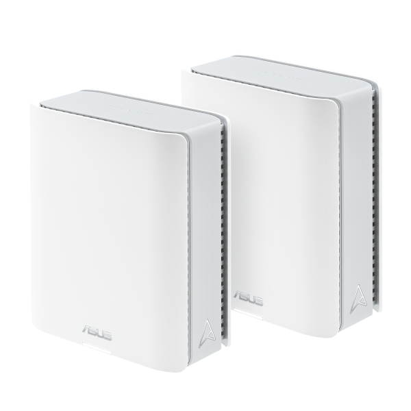 ASUS ZenWiFi BT8 WiFi 7 Mesh System 2er-Pack WLAN BE14000 Triband, 2x 2.5GbE + 2x 1GbE, Abdeckung bis zu 550 m² (90IG0930-MO3B20-PROMO)