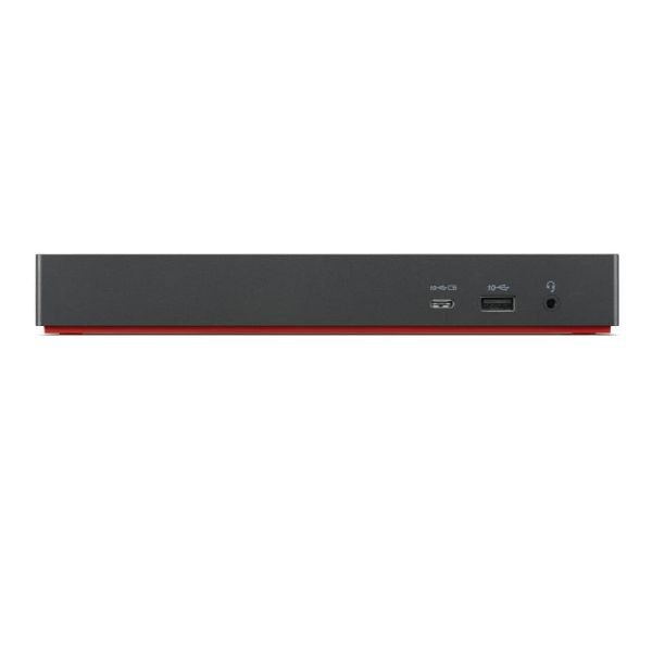 Lenovo 40B00300EU laptop dock & poortreplicator Bedraad Thunderbolt 4 Zwart, Rood (40B00300EU)