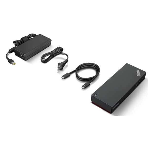 Lenovo ThinkPad Universal Thunderbolt 4 Smart Dock Bedraad Zwart (40B10135EU) Lenovo ThinkPad Universal Thunderbolt 4 Smart Dock Bedraad Zwart (40B10135EU)
