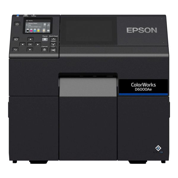 Epson ColorWorks D6000Ae labelprinter Thermo transfer Kleur 1200 x 1200 DPI 119 mm/sec Bedraad Ethernet LAN (C31CL90102)