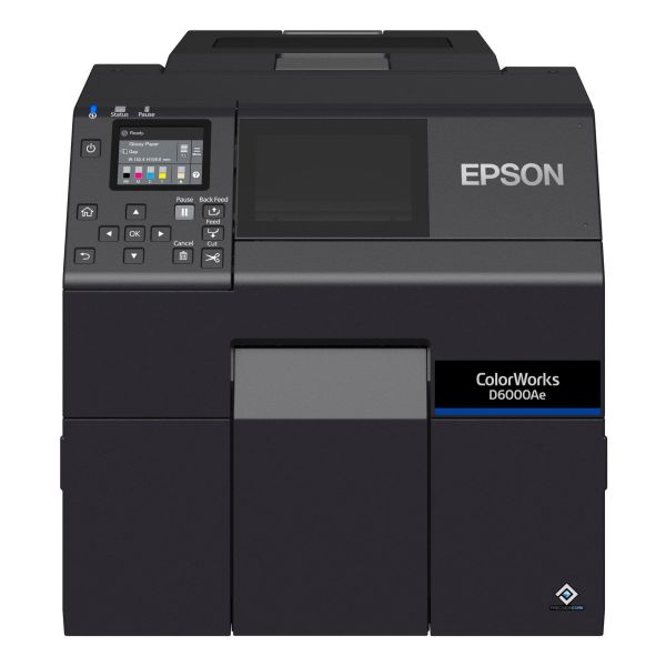 Epson ColorWorks D6000Ae labelprinter Thermo transfer Kleur 1200 x 1200 DPI 119 mm/sec Bedraad Ethernet LAN (C31CL90102)