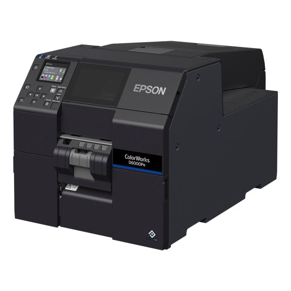 Epson ColorWorks D6000Pe labelprinter Thermo transfer Kleur 1200 x 1200 DPI 119 mm/sec Bedraad Ethernet LAN (C31CL90202)