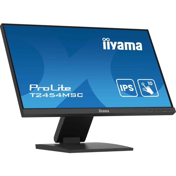 iiyama ProLite T2454MSC-B2AG computer monitor 60,5 cm (23.8") 1920 x 1080 Pixels Full HD LED Touchscreen Multi-gebruiker Zwart (T2454MSC-B2AG)