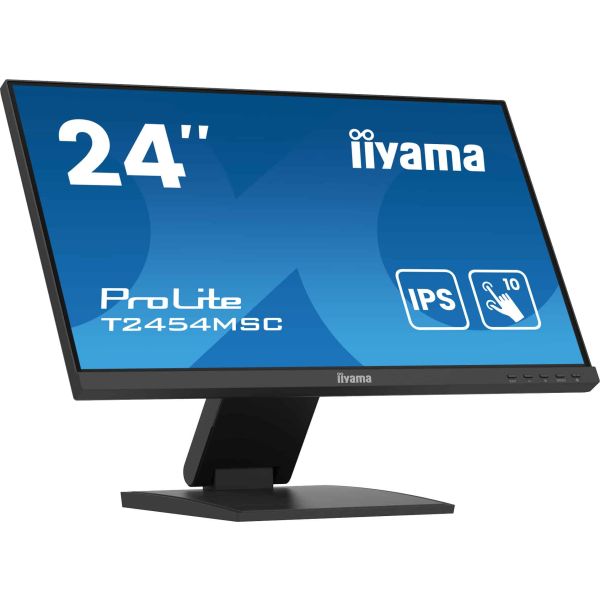 iiyama ProLite T2454MSC-B2AG computer monitor 60,5 cm (23.8") 1920 x 1080 Pixels Full HD LED Touchscreen Multi-gebruiker Zwart (T2454MSC-B2AG)