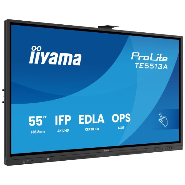 iiyama TE5513A-B1AG beeldkrant Interactief flatscreen 138,7 cm (54.6") Wifi 500 cd/m² 4K Ultra HD Zwart Touchscreen Type processor Android 18/7 (TE5513A-B1AG) 13/14 iiyama TE5513A-B1AG beeldkrant Interactief flatscreen 138,7 cm (54.6") Wifi 500 cd/m² 4K Ultra HD Zwart Touchscreen Type processor Android 18/7 (TE5513A-B1AG)
