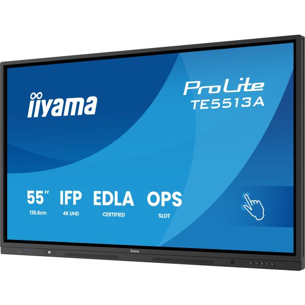 iiyama TE5513A-B1AG beeldkrant Interactief flatscreen 138,7 cm (54.6") Wifi 500 cd/m² 4K Ultra HD Zwart Touchscreen Type processor Android 18/7 (TE5513A-B1AG) 13/14 iiyama TE5513A-B1AG beeldkrant Interactief flatscreen 138,7 cm (54.6") Wifi 500 cd/m² 4K Ultra HD Zwart Touchscreen Type processor Android 18/7 (TE5513A-B1AG)