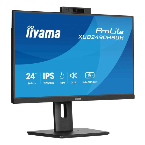 iiyama XUB2490HSUH-B2 computer monitor 60,5 cm (23.8") 1920 x 1080 Pixels Full HD LED Zwart (XUB2490HSUH-B2)