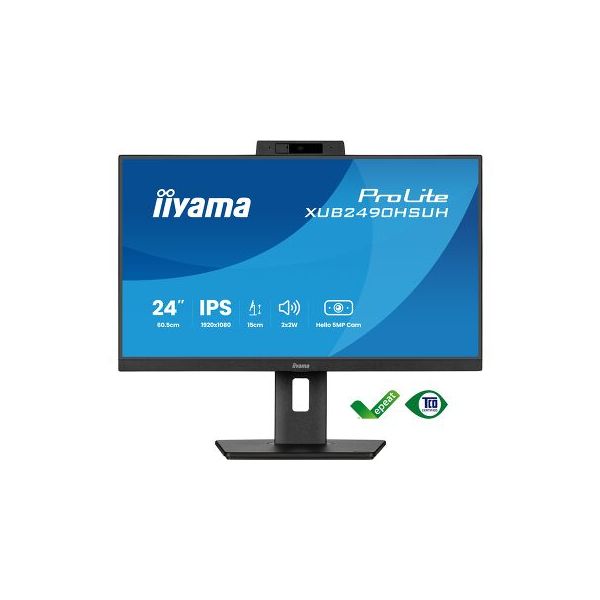 iiyama XUB2490HSUH-B2 computer monitor 60,5 cm (23.8") 1920 x 1080 Pixels Full HD LED Zwart (XUB2490HSUH-B2)