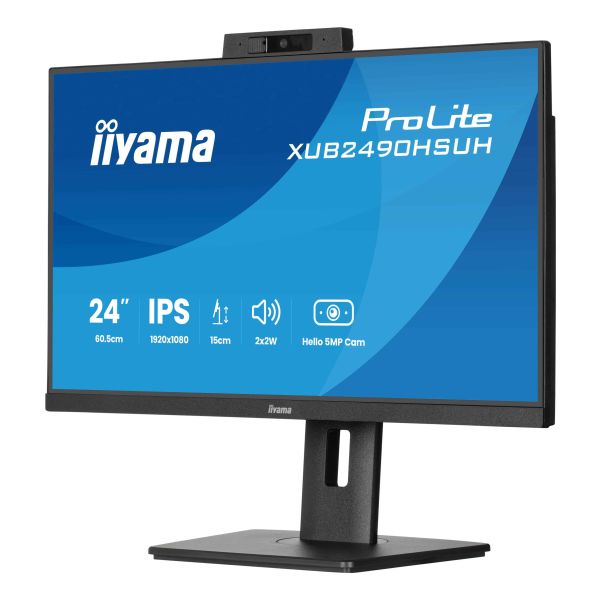 iiyama XUB2490HSUH-B2 computer monitor 60,5 cm (23.8") 1920 x 1080 Pixels Full HD LED Zwart (XUB2490HSUH-B2) iiyama XUB2490HSUH-B2 computer monitor 60,5 cm (23.8") 1920 x 1080 Pixels Full HD LED Zwart (XUB2490HSUH-B2)