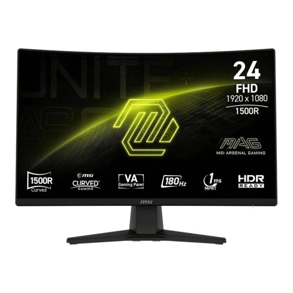 MSI MAG 242C computer monitor 59,9 cm (23.6") 1920 x 1080 Pixels Full HD LCD Zwart (MAG 242C) MSI MAG 242C computer monitor 59,9 cm (23.6") 1920 x 1080 Pixels Full HD LCD Zwart (MAG 242C)