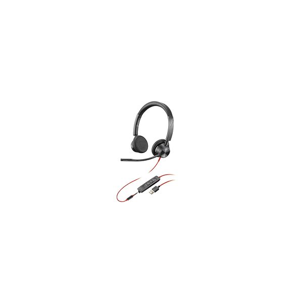 POLY Blackwire 3315 Headset Bedraad Hoofdband Kantoor/callcenter USB Type-A Zwart (213936-101) POLY Blackwire 3315 Headset Bedraad Hoofdband Kantoor/callcenter USB Type-A Zwart (213936-101)