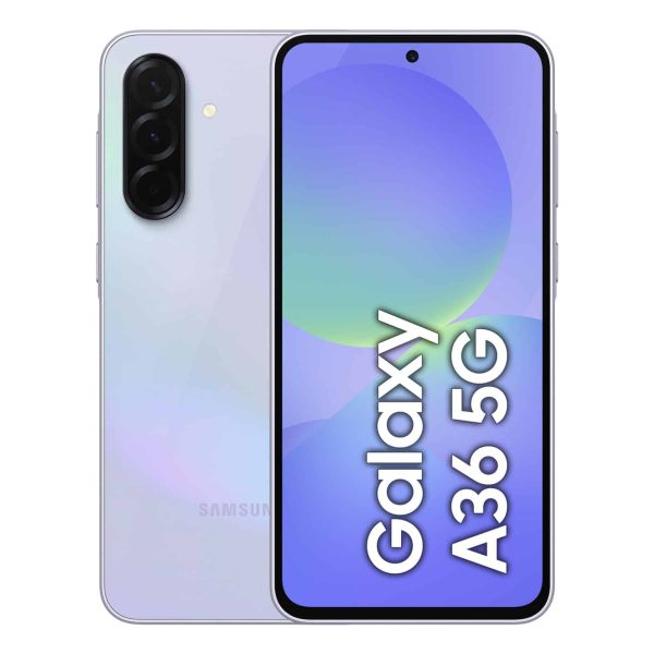 Samsung Galaxy A36 17 cm (6.7") Dual SIM Android 15 5G USB Type-C 8 GB 256 GB 5000 mAh Lavendel (SM-A366BLVGEUB)