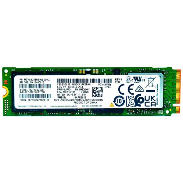 HP SPS-SSD 256GB M.2 PCIE GEN3X4 VALUE LOCK (M14253-001)