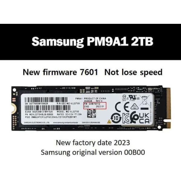 HP PM9A1A 2TB M.2 2280 NVMe (P17120-001)