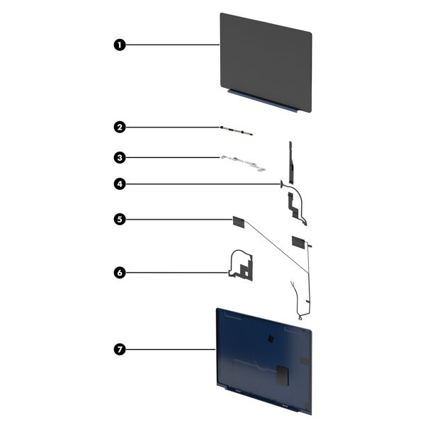 HP Webcam met Rubber en Kabel (P25817-001)