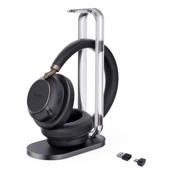Yealink BH76 Plus met Oplaadstandaard Teams Zwart USB-C/A Headset (1208699)