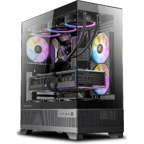 Antec CX700 RGB Mid Tower ATX Case with Glass Panels (White) (0-761345-10132-5)