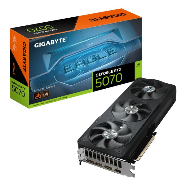 GIGABYTE GeForce RTX 5070 EAGLE OC SFF 12G NVIDIA 12 GB GDDR7 (GV-N5070EAGLE OC-12GD)