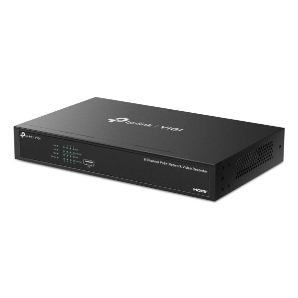 TP-Link VIGI NVR1008H-8P Zwart (VIGI NVR1008H-8P)