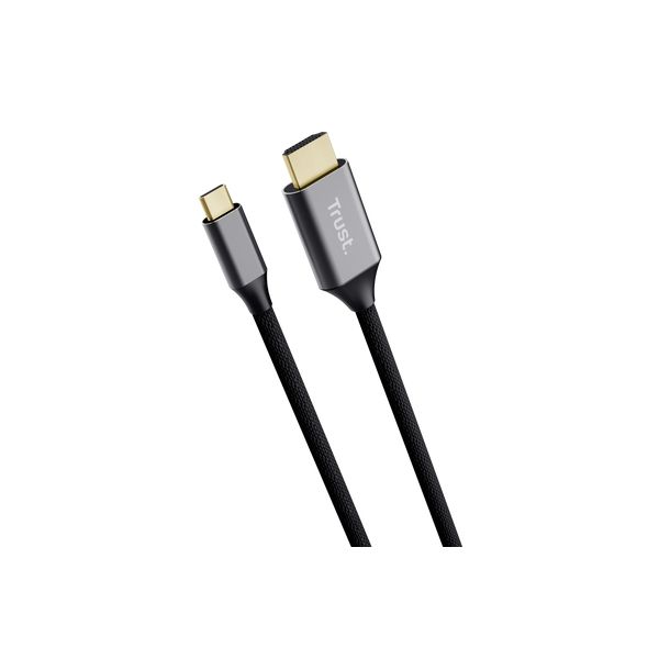 Trust 25630 tussenstuk voor kabels USB-C HDMI Zwart, Zilver (25630) Trust 25630 tussenstuk voor kabels USB-C HDMI Zwart, Zilver (25630)