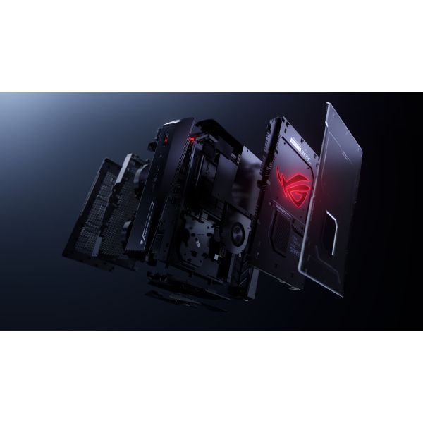ASUS ROG NUC RNUC15JNK9X28AA2 Intel Core Ultra 9 32 GB DDR5-SDRAM 2 TB SSD NVIDIA GeForce RTX 5080 Windows 11 Home USFF Mini PC Zwart (90AS00I1-M00090)