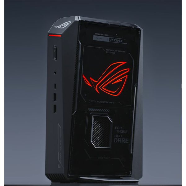 ASUS ROG NUC RNUC15JNK9X28AA2 Intel Core Ultra 9 32 GB DDR5-SDRAM 2 TB SSD NVIDIA GeForce RTX 5080 Windows 11 Home USFF Mini PC Zwart (90AS00I1-M00090)