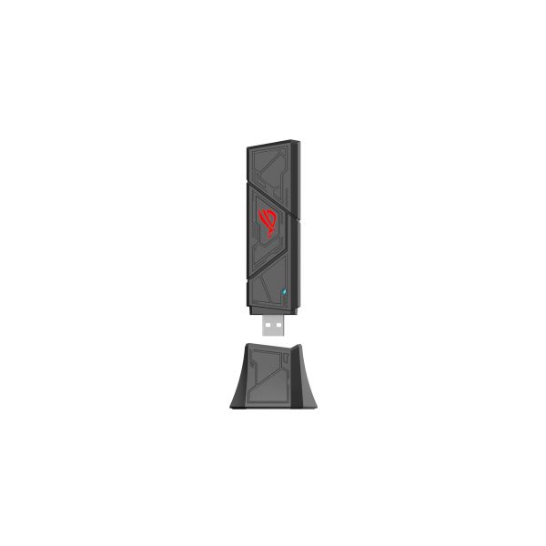 ASUS ROG USB-BE92 Wifi 7 BE6500 Tri-Band USB Adapter WLAN 6500 Mbit/s (90IG09I0-MO0B00)