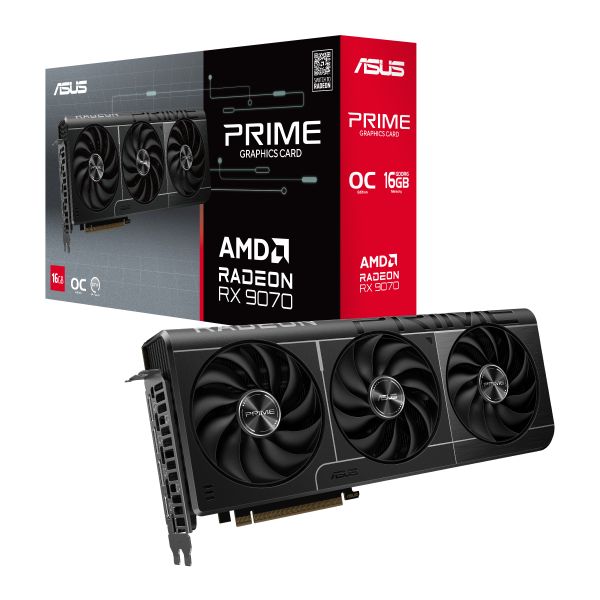 ASUS Prime -RX9070-O16G AMD Radeon RX 9070 16 GB GDDR6 (90YV0LI1-M0NA00)