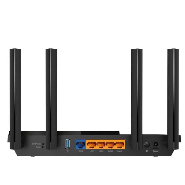 TP-Link Archer AX55 draadloze router Gigabit Ethernet Dual-band (2.4 GHz / 5 GHz) Zwart (ARCHER AX55(EU)) TP-Link Archer AX55 draadloze router Gigabit Ethernet Dual-band (2.4 GHz / 5 GHz) Zwart (ARCHER AX55(EU))