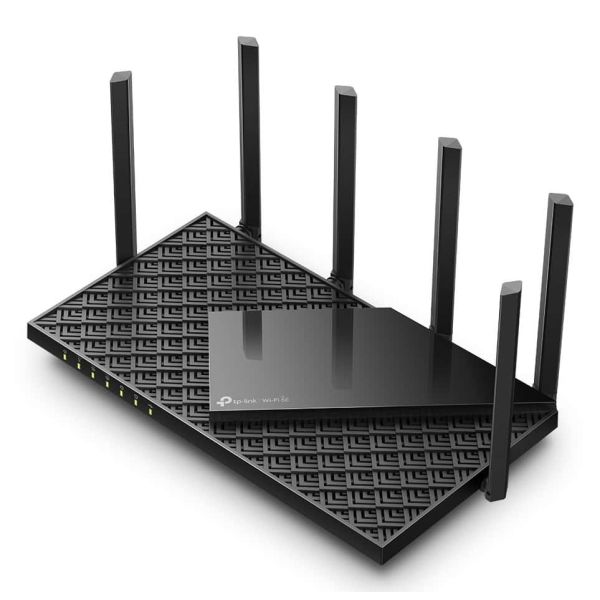 TP-Link Archer AX5400 draadloze router Gigabit Ethernet Tri-band (2,4 GHz / 5 GHz / 6 GHz) Zwart (ARCHER AXE75(EU)) TP-Link Archer AX5400 draadloze router Gigabit Ethernet Tri-band (2,4 GHz / 5 GHz / 6 GHz) Zwart (ARCHER AXE75(EU))
