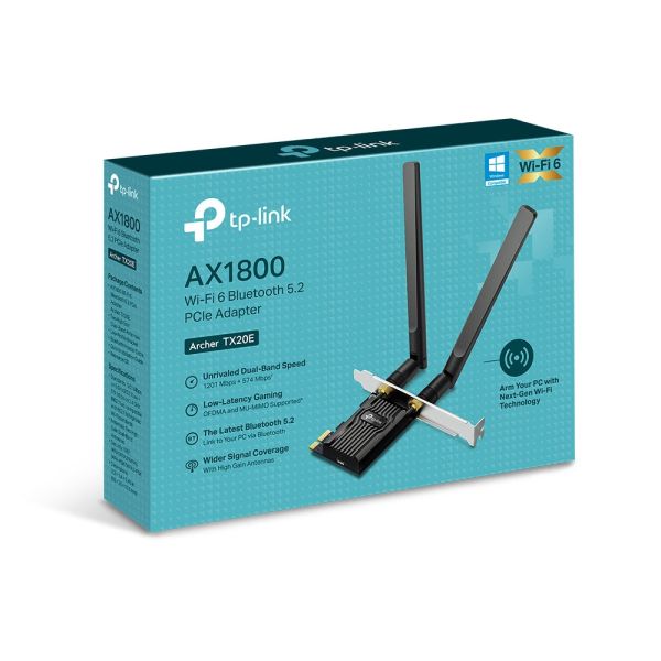 TP-Link Archer TX20E Intern WLAN / Bluetooth 1800 Mbit/s (ARCHER TX20E(UN))
