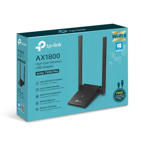 TP-Link Archer TX20U Plus WLAN 1800 Mbit/s (ARCHER TX20U PLUS(EU))