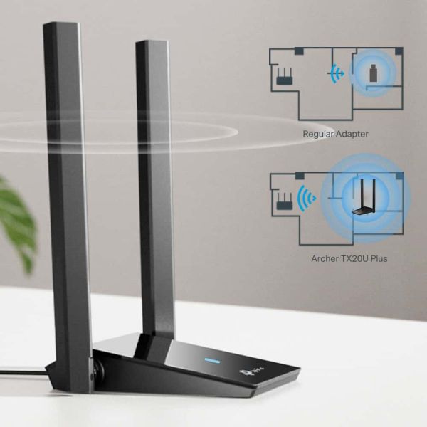 TP-Link Archer TX20U Plus WLAN 1800 Mbit/s (ARCHER TX20U PLUS(EU)) TP-Link Archer TX20U Plus WLAN 1800 Mbit/s (ARCHER TX20U PLUS(EU))