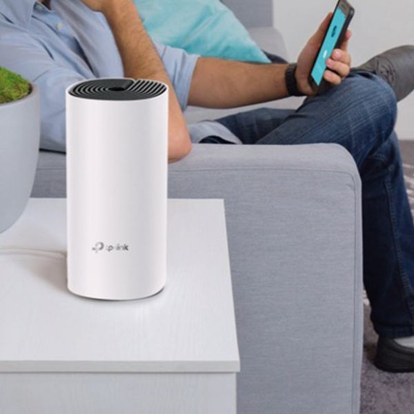 TP-Link Deco E4 (1-pack) Dual-band (2.4 GHz / 5 GHz) Wi-Fi 5 (802.11ac) Wit, Grijs Intern (DECO E4(1-PACK)(EU))