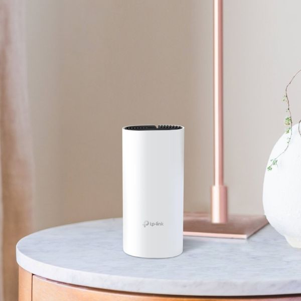 TP-Link Deco E4 (1-pack) Dual-band (2.4 GHz / 5 GHz) Wi-Fi 5 (802.11ac) Wit, Grijs Intern (DECO E4(1-PACK)(EU))