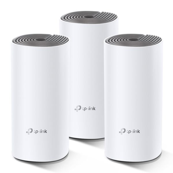 TP-Link Deco E4 (3-pack) Dual-band (2.4 GHz / 5 GHz) Wi-Fi 5 (802.11ac) Wit, Grijs 2 Intern (DECO E4(3-PACK)(EU))