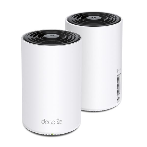 TP-Link Deco XE75 Tri-band (2,4 GHz / 5 GHz / 6 GHz) Wi-Fi 6E (802.11ax) Wit 3 Intern (DECO XE75(2-PACK)(EU))
