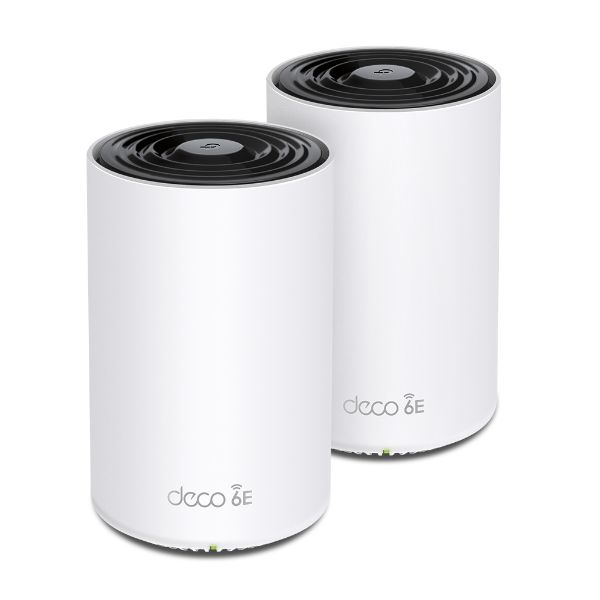 TP-Link Deco XE75 Tri-band (2,4 GHz / 5 GHz / 6 GHz) Wi-Fi 6E (802.11ax) Wit 3 Intern (DECO XE75(2-PACK)(EU))