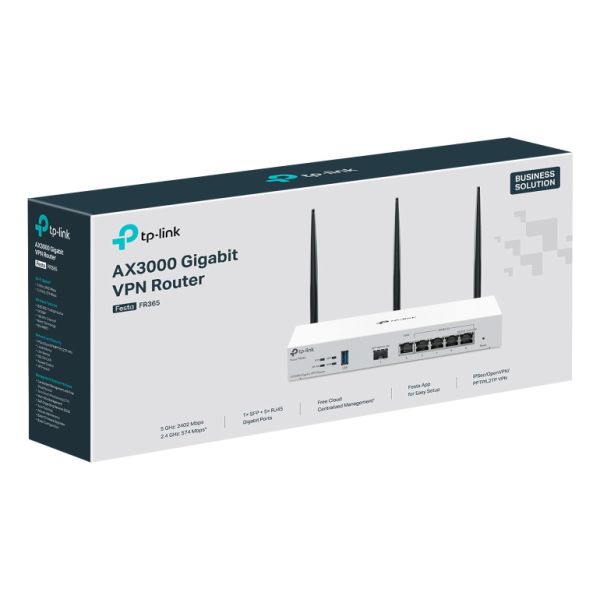 TP-Link FESTA FR365 draadloze router Gigabit Ethernet Dual-band (2.4GHz + 5GHz or 2.4GHz + 6GHz) Wit (FESTA FR365(EU))