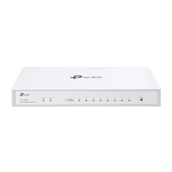 TP-Link Festa FS308G Managed L2/L2+ Gigabit Ethernet (10/100/1000) Power over Ethernet (PoE) Wit (FESTA FS308G(UN)) TP-Link Festa FS308G Managed L2/L2+ Gigabit Ethernet (10/100/1000) Power over Ethernet (PoE) Wit (FESTA FS308G(UN))