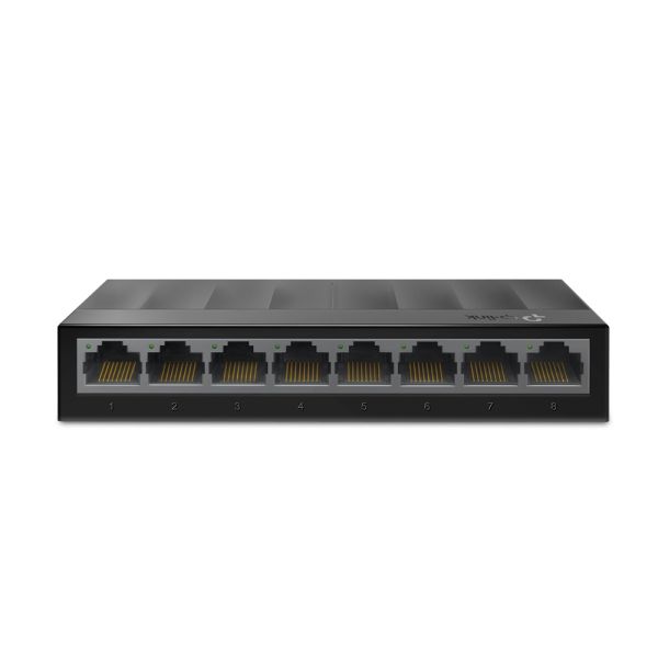 TP-Link LS1008G Unmanaged Gigabit Ethernet (10/100/1000) Zwart (LS1008G(UN)) TP-Link LS1008G Unmanaged Gigabit Ethernet (10/100/1000) Zwart (LS1008G(UN))