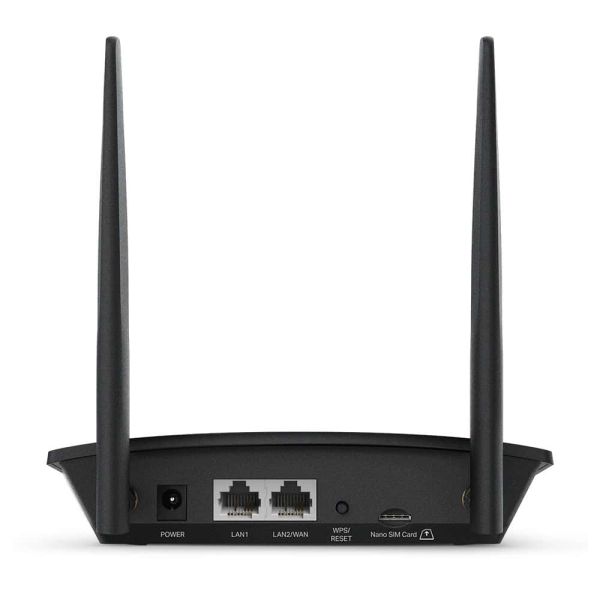 TP-Link TL-MR100 draadloze router Fast Ethernet Single-band (2.4 GHz) 4G Zwart (TL-MR100(EU))