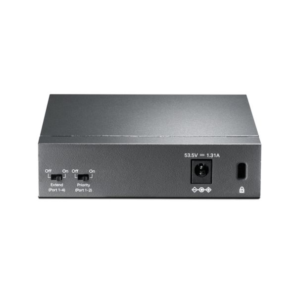 TP-Link TL-SF1005P Unmanaged Fast Ethernet (10/100) Power over Ethernet (PoE) Zwart (TL-SF1005P(UN))