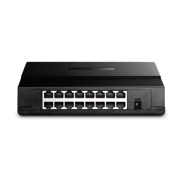 TP-Link TL-SF1016D Unmanaged Fast Ethernet (10/100) Zwart (TL-SF1016D(UN))