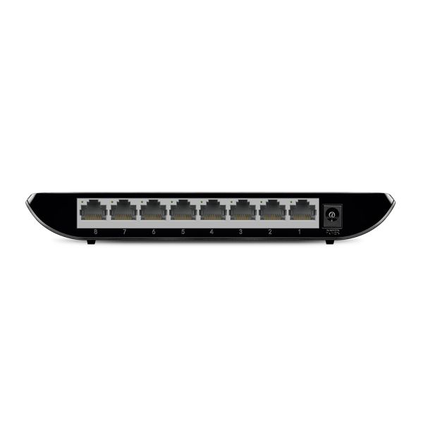TP-Link TL-SG1008D Unmanaged Gigabit Ethernet (10/100/1000) Zwart (TL-SG1008D(UN))
