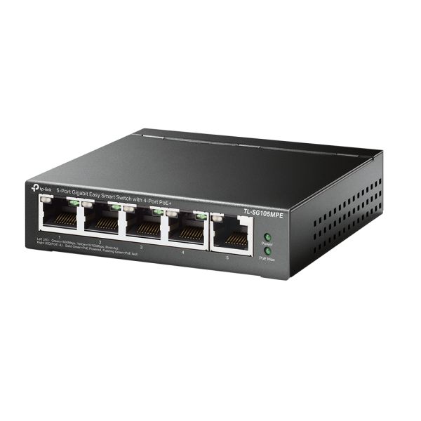 TP-Link TL-SG105MPE netwerk-switch L2 Gigabit Ethernet (10/100/1000) Power over Ethernet (PoE) Zwart (TL-SG105MPE(UN)) TP-Link TL-SG105MPE netwerk-switch L2 Gigabit Ethernet (10/100/1000) Power over Ethernet (PoE) Zwart (TL-SG105MPE(UN))
