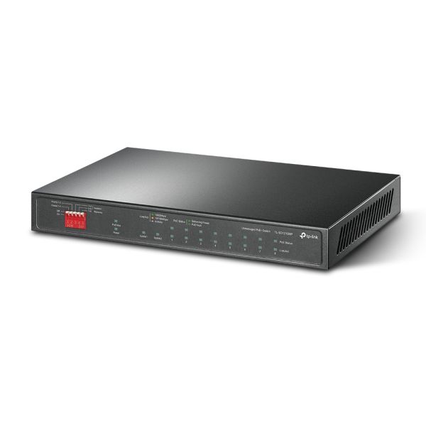 TP-Link TL-SG1210MP netwerk-switch Unmanaged Gigabit Ethernet (10/100/1000) Power over Ethernet (PoE) Zwart (TL-SG1210MP(UN))
