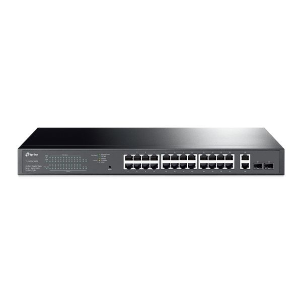 TP-Link TL-SG1428PE netwerk-switch Managed L2 Gigabit Ethernet (10/100/1000) Power over Ethernet (PoE) 1U Zwart (TL-SG1428PE(UN)) TP-Link TL-SG1428PE netwerk-switch Managed L2 Gigabit Ethernet (10/100/1000) Power over Ethernet (PoE) 1U Zwart (TL-SG1428PE(UN))